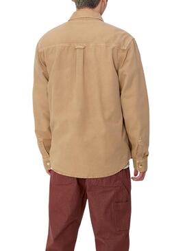 Chemise surchemise Carhartt Conro camel pour homme