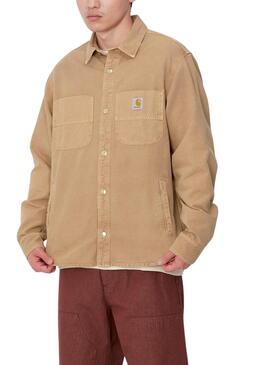 Chemise surchemise Carhartt Conro camel pour homme