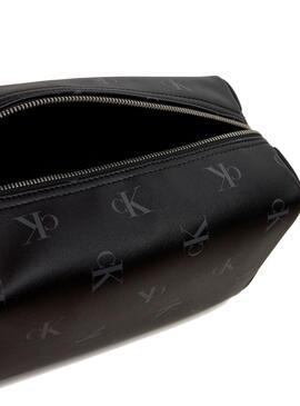 Sac à main Calvin Klein Jeans Monogram noir 