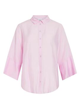 Chemise Vila Viaspyn Loose rose pour femme