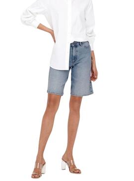 Shorts en jean Only Sonny Wide para mujer.