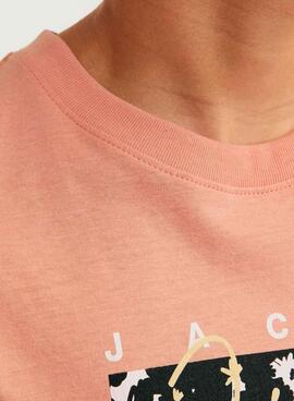 T-shirt Name It Joraruba Aop Orange Enfant