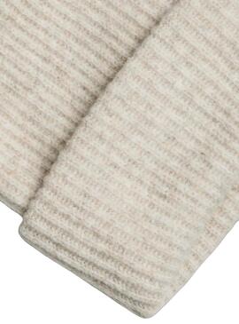 Bonnet Pieces Moella beige pour femme