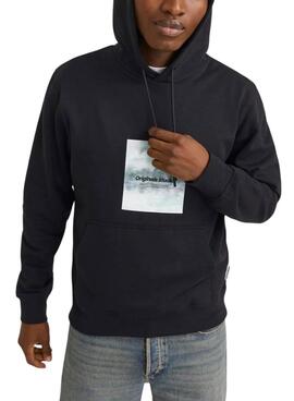 Sudadera Jack and Jones Vesterbro noir pour homme
