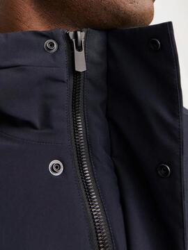 Parka Jack and Jones Ekeen marine pour homme