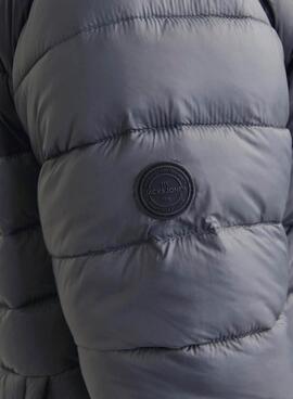 Veste rembourrée Jack and Jones Esprint gris pour homme