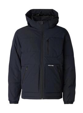 Veste matelassée Jack and Jones Eotto marine pour homme