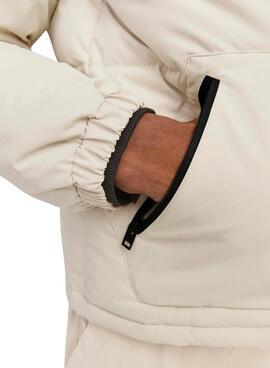 Veste matelassée Jack and Jones Eotto beige et noire pour homme