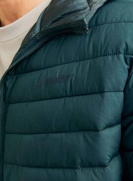 Veste matelassée Jack and Jones Estate pliable verte pour homme