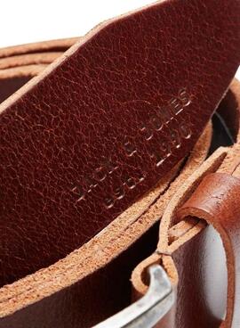 Ceinture en cuir marron pour homme Jack And Jones Paul