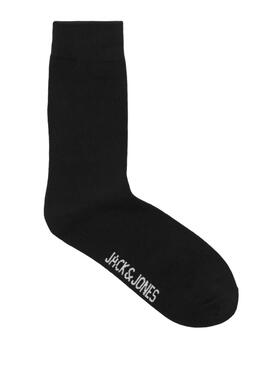 Paquet de 3 chaussettes Jack and Jones noires pour homme