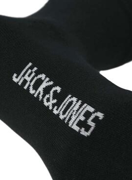 Paquet de 3 chaussettes Jack and Jones noires pour homme