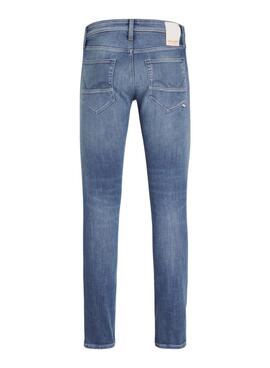 Jean Jack and Jones Glenn Fox bleu lavé pour homme