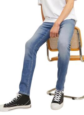 Jean Jack and Jones Glenn Fox bleu lavé pour homme