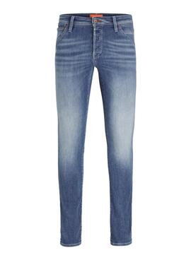 Jean Jack and Jones Glenn Fox bleu lavé pour homme