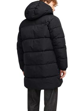 Manteau matelassé Jack and Jones Bradley noir pour homme