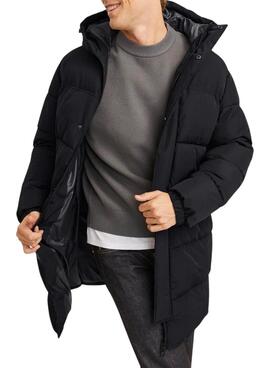 Manteau matelassé Jack and Jones Bradley noir pour homme