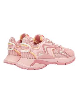 Chaussures Lacoste L003 NEO rose pour femme