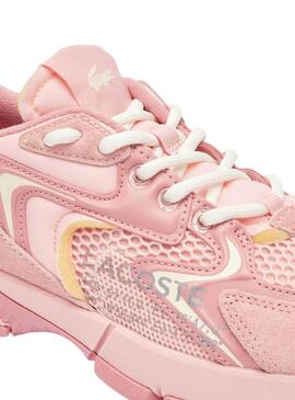 Chaussures Lacoste L003 NEO rose pour femme