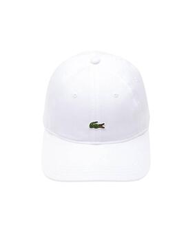 Casquette Lacoste basique blanche pour homme