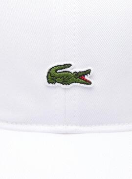 Casquette Lacoste basique blanche pour homme