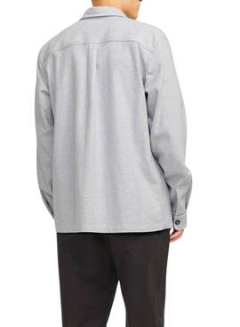 Chemise Jack and Jones Raymond gris pour homme