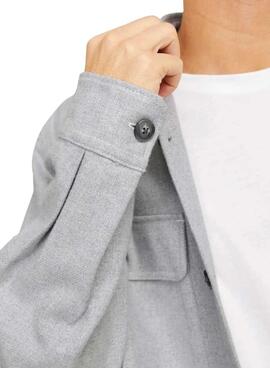 Chemise Jack and Jones Raymond gris pour homme