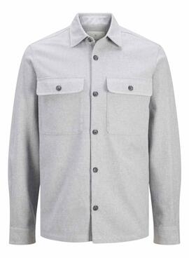 Chemise Jack and Jones Raymond gris pour homme