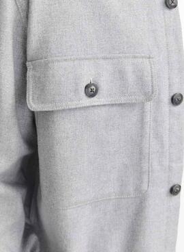 Chemise Jack and Jones Raymond gris pour homme