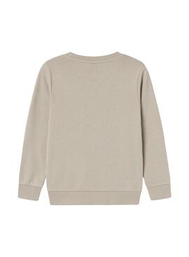 Sweat-shirt Name It Vimo beige pour enfant