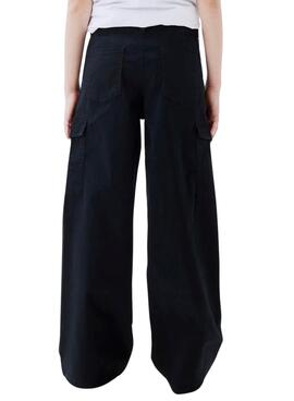 Pantalon Name It Rose cargo noir pour fille