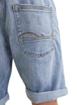 Bermudas Jack and Jones Chris Wood en denim clair pour homme.