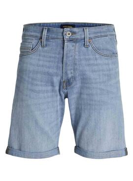 Bermudas Jack and Jones Chris Wood en denim clair pour homme.