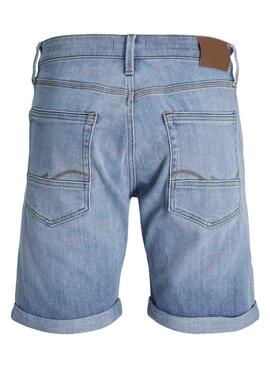 Bermudas Jack and Jones Chris Wood en denim clair pour homme.