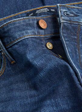 Jean Jack and Jones Gleen en denim oscuro pour homme.