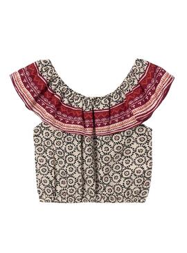 Haut ethnique multicolore pour fille de la marque Mayoral