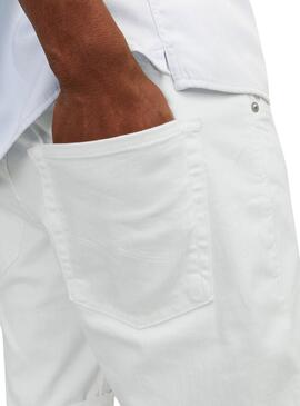 Bermuda Jack and Jones Rick blanc pour homme.