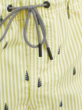 Maillot de bain Jack and Jones Fiji jaune pour homme
