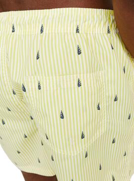 Maillot de bain Jack and Jones Fiji jaune pour homme