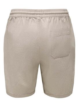 Bermuda Only & Sons Stel Life Gris pour Homme