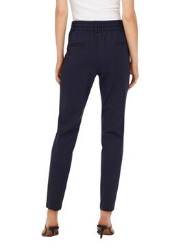 Pantalon Only Poptrash Life bleu marine pour femme