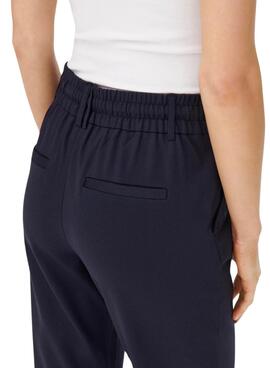 Pantalon Only Poptrash Life bleu marine pour femme
