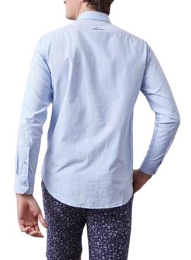 Chemise Altonadock bleue claire en popeline pour homme