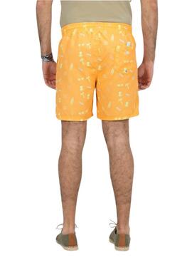Maillot de bain El Pulpo Tropical Orange Pour Homme
