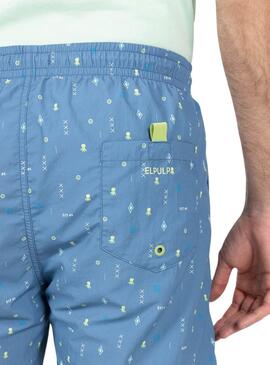 Maillot de bain El Pulpo Essential Bleu pour Homme
