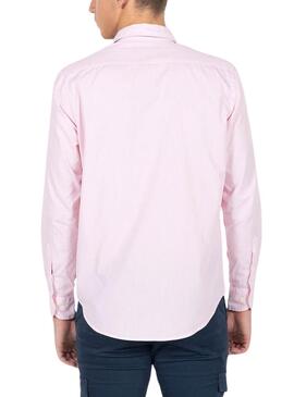 Chemise El Pulpoà Rayures Roses Pour Homme