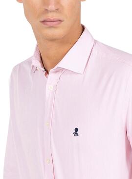 Chemise El Pulpoà Rayures Roses Pour Homme