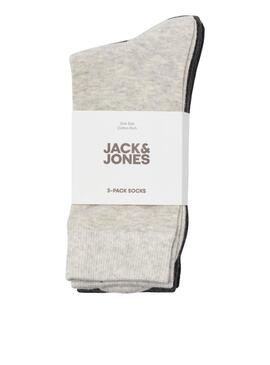 Pack 3 chaussettes Jack and Jones Rafael pour homme
