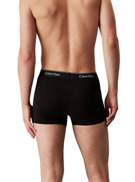 Pack de 3 boxers Calvin Klein negro y rojo para hombre