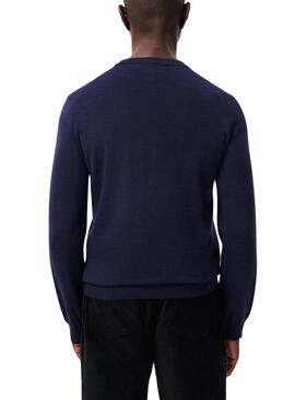 Maillot Lacoste basique marine pour homme
